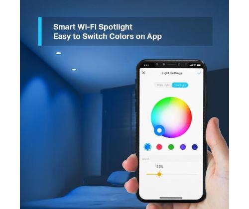 Smart Light Bulb TP-LINK Power consumption 3.7 Watts Luminous flux 350 Lumen Beam angle 40...