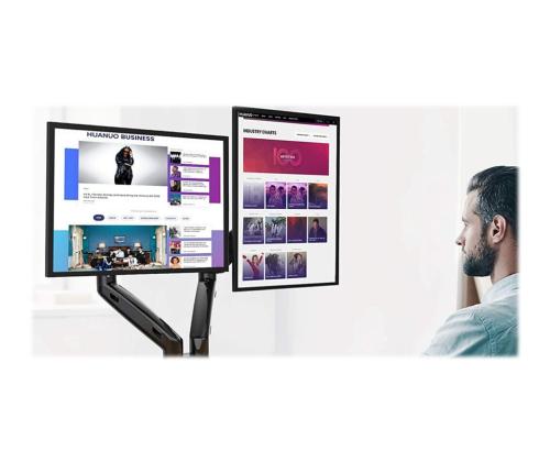 TECHLY Double Monitor Desk Stand 17-32in