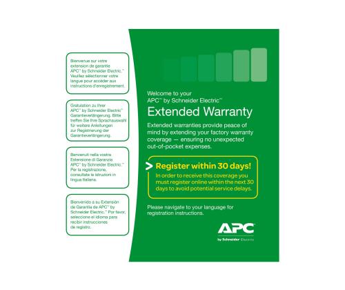 APC Extended Warranty + 1 Year in Box