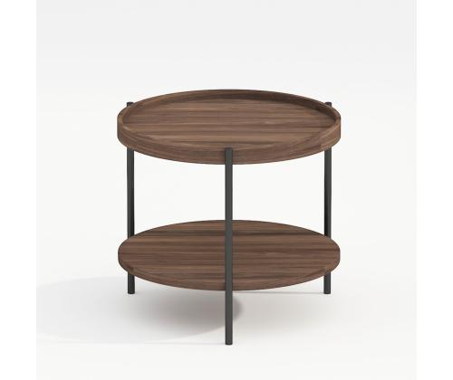 Diivanilaud CINDY D50xH45cm, melamiin hele pähkel
