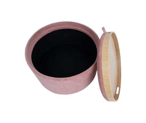 Tumba/laud HIRO D56xH42.5cm, roosa, panipaigaga
