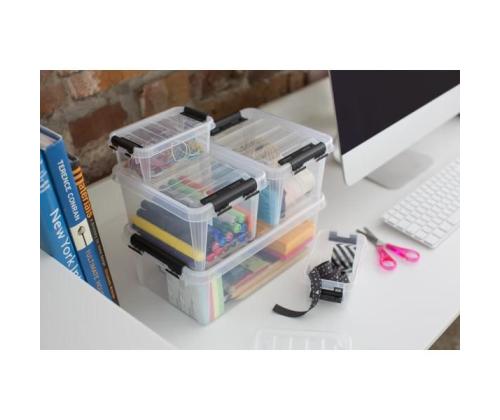 Plastkast kaanega SMARTSTORE Classic 1L 21x17x6 cm