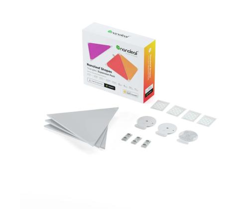 Nanoleaf Shapes Triangles, 3 paneeli, valge - Nutivalgusti lisakomplekt