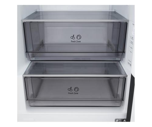 LG, Total No Frost, 333 L, kõrgus 186 cm, mattmust - Külmik
