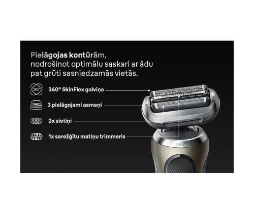 Braun Series 7, wet & dry, pruun - Pardel