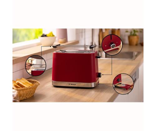 Bosch MyMoment, 950 W, punane - Röster