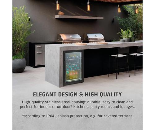 Caso BBQ Cooler S-R, 63 L, kõrgus 68 cm, must - Jahuti