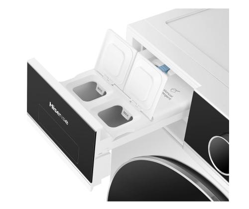 Hisense 10.5 kg / 6 kg, sügavus 55 cm, 1400 p/min - Kuivatiga pesumasin