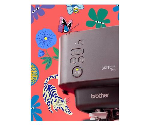 Brother Skitch PP1, must - Tikkimismasin