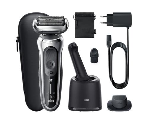 Braun Series 7 360° Flex, AutoSense, Wet & Dry, must/hõbedane - Pardel