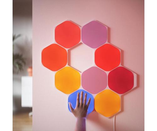 Nanoleaf Shapes Hexagon, 3 paneeli, valge - Nutivalgusti lisakomplekt