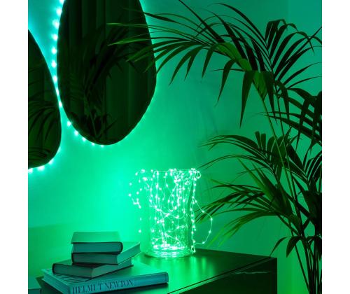 Twinkly Dots, 200 LED, IP20, 10 m, läbipaistev - Nutikas valgusriba