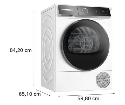 Bosch, Seeria 8, 9 kg, sügavus 61.3 cm - Pesukuivati