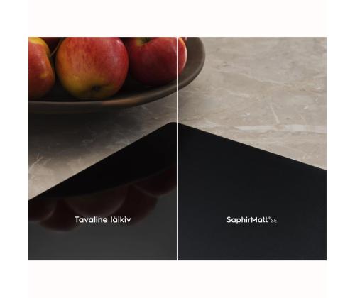 Electrolux 600 SaphirMatt SE® Bridge Hob2Hood, laius 80 cm, must - Integreeritav induktsioonpliidiplaat