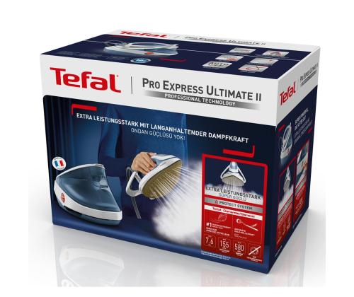 Tefal Pro Express Ultimate II, 3000 W, sinine - Triikimissüsteem