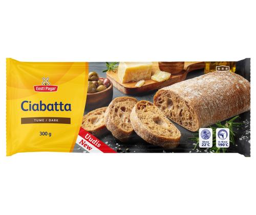 EESTI PAGAR Tume ciabatta 300g