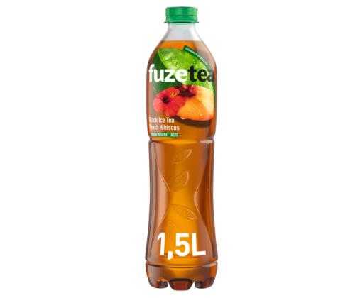 FUZETEA Must jäätee Peach Hibiscus 1,5l (pet)