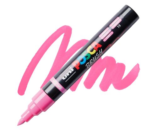 Värvimarker UNI Posca PC5BR roosa pintselots 1-4mm