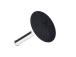 Aktiivtool SUN-FLEX Active 62-71cm, iste D-310mm, jalg D-290mm, kaal 5,6kg Black-must kangas, valge jalg