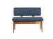 Vina Bank Dark Blue, Walnut