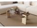 Kohvilaud Leapiri - Walnut, Travertine