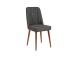 Mööblikomplekt toolid Vina Walnut Anthracite