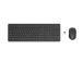 HP 330 Combo Wireless Keyboard + Mouse RF Wireless, US Int, Black