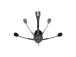 Logitech H111 Stereo Wired Headset, 3.5mm jack, Black