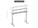 Adjustable Height Table Up Up Bjorn Gray, Table top L Black
