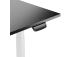 Adjustable Height Table Up Up Bjorn White, Table top L Black
