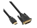 Kaabel LANBERG HDMI - DVI 3m