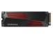 SSD SAMSUNG 990 PRO with Heatsink 1TB M.2 PCIE NVMe MLC Write speed 6900 MBytes/sec Read speed...