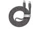 CABLE USB-C TO USB-C 2.1M/GREY PS6105 GR21 RIVACASE
