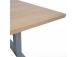 Töölaud ERGO 2-mootoriga 160x80xH60-125cm, hikkoripuu