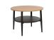 Diivanilaud HECTOR 60x60xH45cm, saar/must