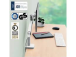 Monitor Arm Leitz Ergo SpaceSaving Single LGrey
